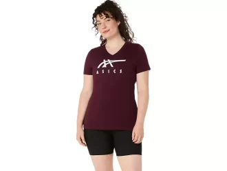 ASICS STRIPES CUELLO EN V PARA MUJER