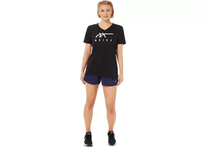 ASICS STRIPES CUELLO EN V PARA MUJER ASICS STRIPES CUELLO EN V PARA MUJER