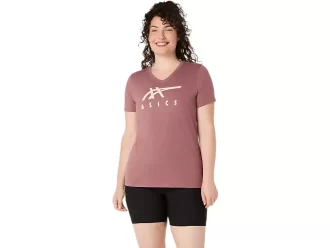 ASICS STRIPES CUELLO EN V PARA MUJER