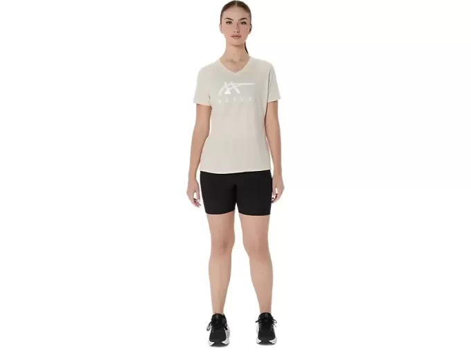ASICS STRIPES CUELLO EN V PARA MUJER ASICS STRIPES CUELLO EN V PARA MUJER