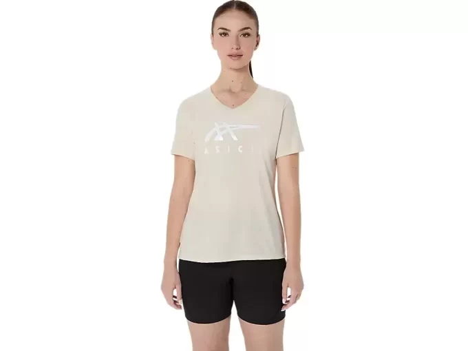 ASICS STRIPES CUELLO EN V PARA MUJER ASICS STRIPES CUELLO EN V PARA MUJER