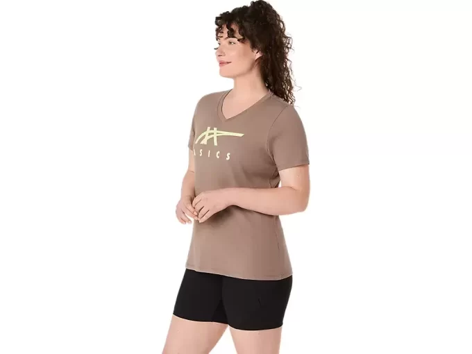 ASICS STRIPES CUELLO EN V PARA MUJER ASICS STRIPES CUELLO EN V PARA MUJER