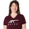 ASICS STRIPES CUELLO EN V PARA MUJER ASICS STRIPES CUELLO EN V PARA MUJER