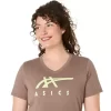ASICS STRIPES CUELLO EN V PARA MUJER ASICS STRIPES CUELLO EN V PARA MUJER