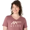 ASICS STRIPES CUELLO EN V PARA MUJER ASICS STRIPES CUELLO EN V PARA MUJER