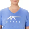 ASICS STRIPES CUELLO EN V PARA MUJER ASICS STRIPES CUELLO EN V PARA MUJER