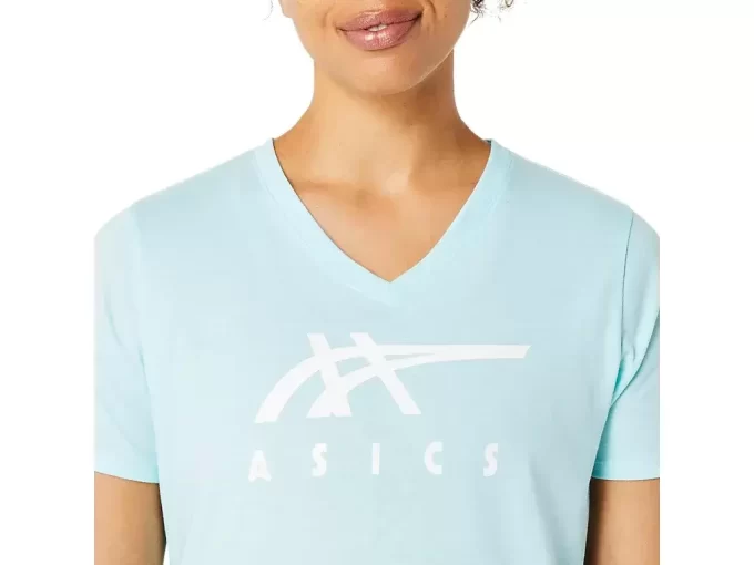 ASICS STRIPES CUELLO EN V PARA MUJER ASICS STRIPES CUELLO EN V PARA MUJER