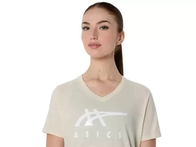 ASICS STRIPES CUELLO EN V PARA MUJER ASICS STRIPES CUELLO EN V PARA MUJER