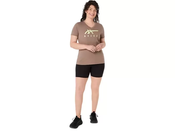 ASICS STRIPES CUELLO EN V PARA MUJER ASICS STRIPES CUELLO EN V PARA MUJER