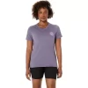 CAMISETA ASICS NATURE DE MANGA CORTA CON CUELLO EN V PARA MUJER CAMISETA ASICS NATURE DE MANGA CORTA CON CUELLO EN V PARA MUJER