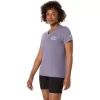 CAMISETA ASICS NATURE DE MANGA CORTA CON CUELLO EN V PARA MUJER CAMISETA ASICS NATURE DE MANGA CORTA CON CUELLO EN V PARA MUJER