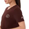 CAMISETA ASICS NATURE DE MANGA CORTA CON CUELLO EN V PARA MUJER CAMISETA ASICS NATURE DE MANGA CORTA CON CUELLO EN V PARA MUJER