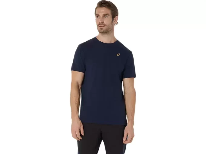 CAMISETA CON BORDADO EN ESPIRAL DE ASICS CAMISETA CON BORDADO EN ESPIRAL DE ASICS
