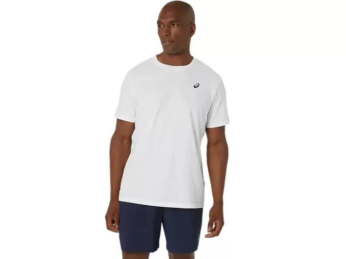 CAMISETA CON BORDADO EN ESPIRAL DE ASICS CAMISETA CON BORDADO EN ESPIRAL DE ASICS