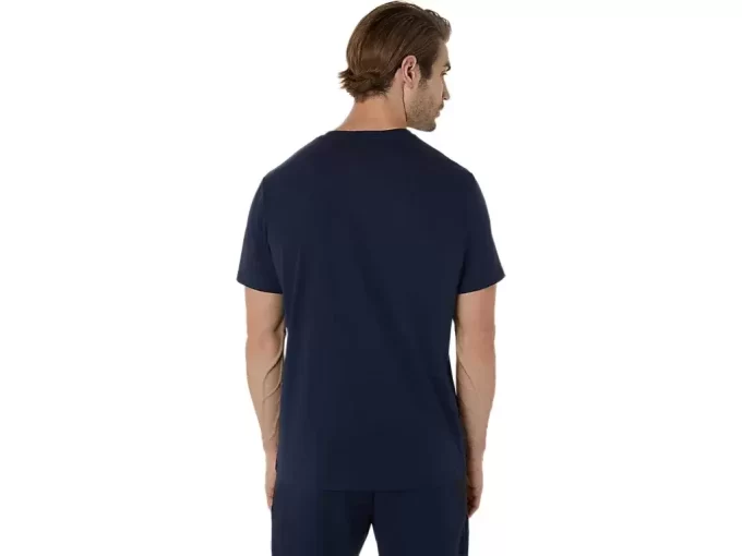 CAMISETA CON BORDADO EN ESPIRAL DE ASICS CAMISETA CON BORDADO EN ESPIRAL DE ASICS