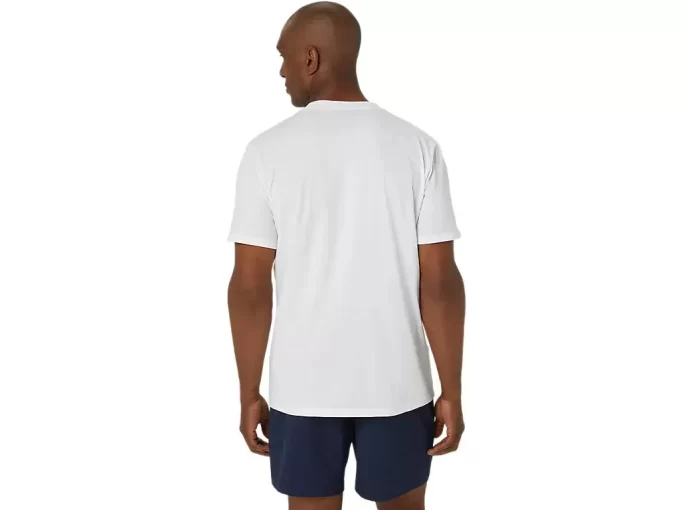 CAMISETA CON BORDADO EN ESPIRAL DE ASICS CAMISETA CON BORDADO EN ESPIRAL DE ASICS