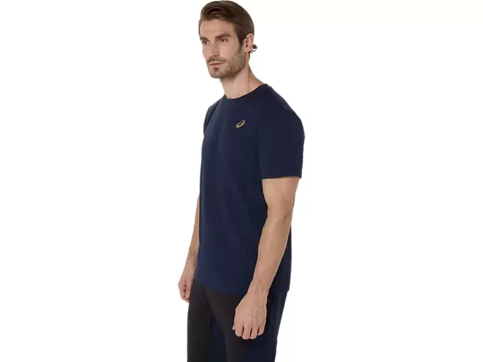 CAMISETA CON BORDADO EN ESPIRAL DE ASICS CAMISETA CON BORDADO EN ESPIRAL DE ASICS