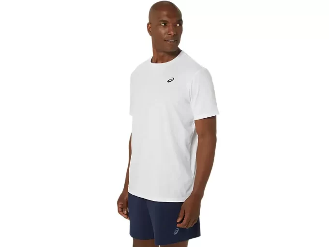 CAMISETA CON BORDADO EN ESPIRAL DE ASICS CAMISETA CON BORDADO EN ESPIRAL DE ASICS
