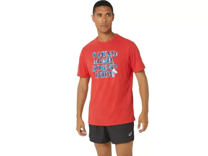 CAMISETA CON ESLOGAN HIBISCUS DE ASICS CAMISETA CON ESLOGAN HIBISCUS DE ASICS