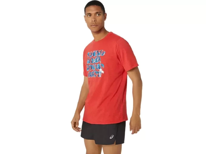 CAMISETA CON ESLOGAN HIBISCUS DE ASICS CAMISETA CON ESLOGAN HIBISCUS DE ASICS