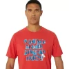 CAMISETA CON ESLOGAN HIBISCUS DE ASICS CAMISETA CON ESLOGAN HIBISCUS DE ASICS