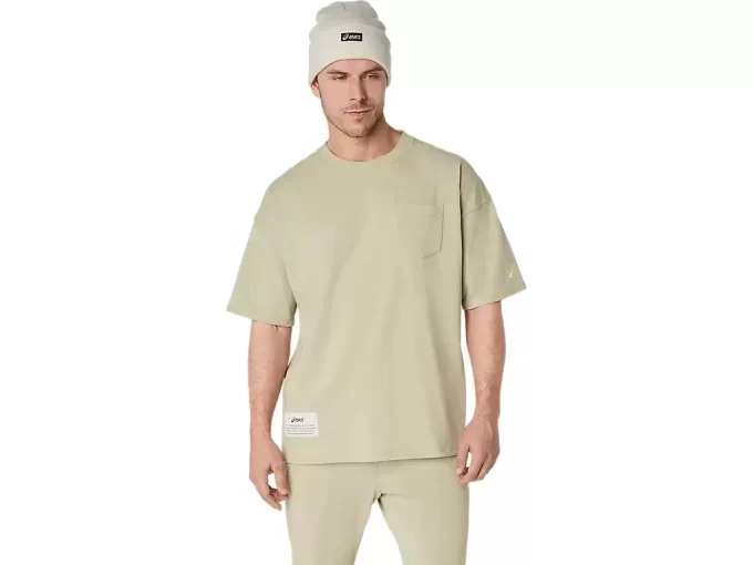 CAMISETA DE BOLSILLO RELAJADA DE PESO PESADO CAMISETA DE BOLSILLO RELAJADA DE PESO PESADO