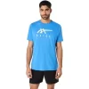 CAMISETA DE MANGA CORTA A RAYAS ASICS CAMISETA DE MANGA CORTA A RAYAS ASICS
