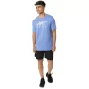 CAMISETA DE MANGA CORTA A RAYAS ASICS CAMISETA DE MANGA CORTA A RAYAS ASICS