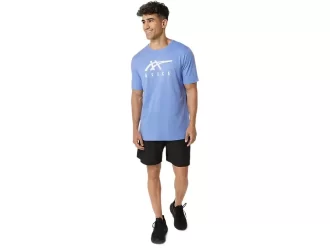 CAMISETA DE MANGA CORTA A RAYAS ASICS