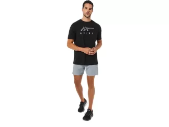 CAMISETA DE MANGA CORTA A RAYAS ASICS