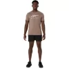 CAMISETA DE MANGA CORTA A RAYAS ASICS CAMISETA DE MANGA CORTA A RAYAS ASICS