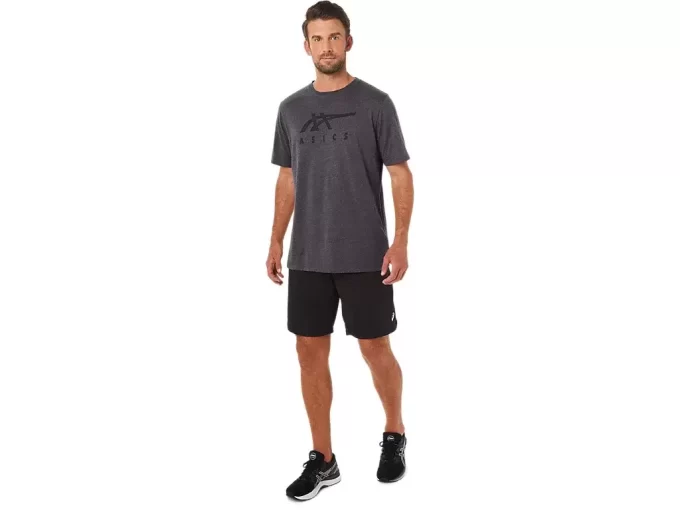 CAMISETA DE MANGA CORTA A RAYAS ASICS CAMISETA DE MANGA CORTA A RAYAS ASICS