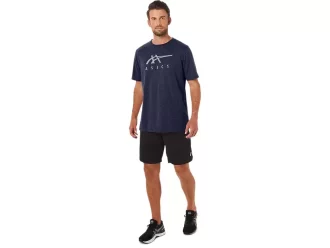 CAMISETA DE MANGA CORTA A RAYAS ASICS