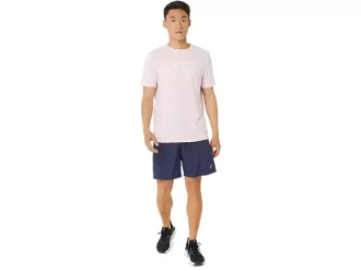 CAMISETA DE MANGA CORTA A RAYAS ASICS