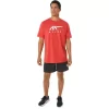 CAMISETA DE MANGA CORTA A RAYAS ASICS CAMISETA DE MANGA CORTA A RAYAS ASICS