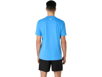 CAMISETA DE MANGA CORTA A RAYAS ASICS