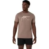 CAMISETA DE MANGA CORTA A RAYAS ASICS CAMISETA DE MANGA CORTA A RAYAS ASICS
