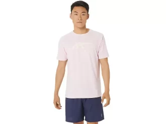 CAMISETA DE MANGA CORTA A RAYAS ASICS