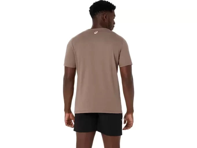 CAMISETA DE MANGA CORTA A RAYAS ASICS CAMISETA DE MANGA CORTA A RAYAS ASICS