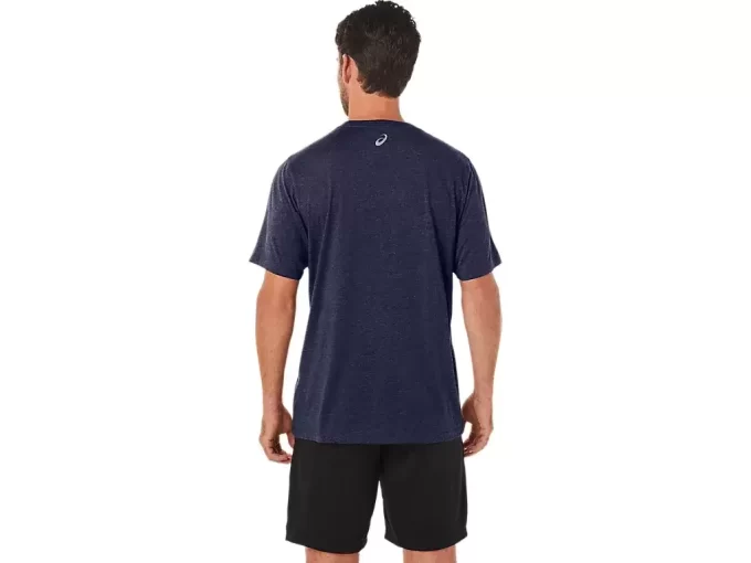 CAMISETA DE MANGA CORTA A RAYAS ASICS CAMISETA DE MANGA CORTA A RAYAS ASICS