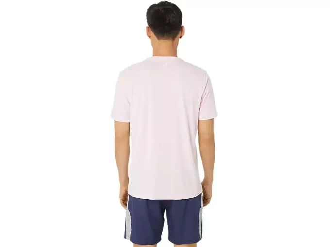 CAMISETA DE MANGA CORTA A RAYAS ASICS CAMISETA DE MANGA CORTA A RAYAS ASICS