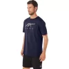 CAMISETA DE MANGA CORTA A RAYAS ASICS CAMISETA DE MANGA CORTA A RAYAS ASICS