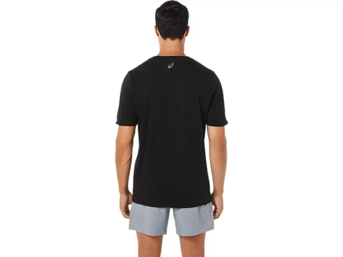 CAMISETA DE MANGA CORTA A RAYAS ASICS CAMISETA DE MANGA CORTA A RAYAS ASICS