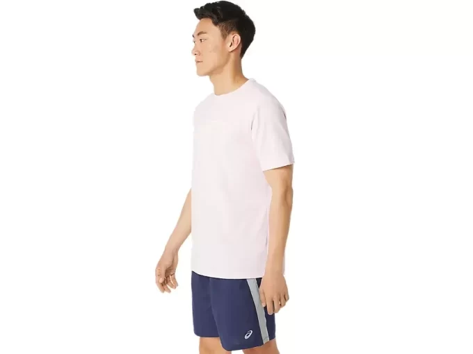 CAMISETA DE MANGA CORTA A RAYAS ASICS CAMISETA DE MANGA CORTA A RAYAS ASICS