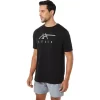 CAMISETA DE MANGA CORTA A RAYAS ASICS CAMISETA DE MANGA CORTA A RAYAS ASICS