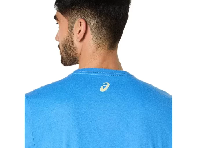 CAMISETA DE MANGA CORTA A RAYAS ASICS CAMISETA DE MANGA CORTA A RAYAS ASICS