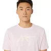 CAMISETA DE MANGA CORTA A RAYAS ASICS CAMISETA DE MANGA CORTA A RAYAS ASICS