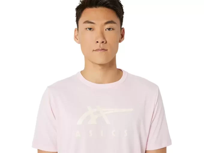 CAMISETA DE MANGA CORTA A RAYAS ASICS CAMISETA DE MANGA CORTA A RAYAS ASICS