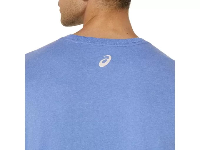 CAMISETA DE MANGA CORTA A RAYAS ASICS CAMISETA DE MANGA CORTA A RAYAS ASICS