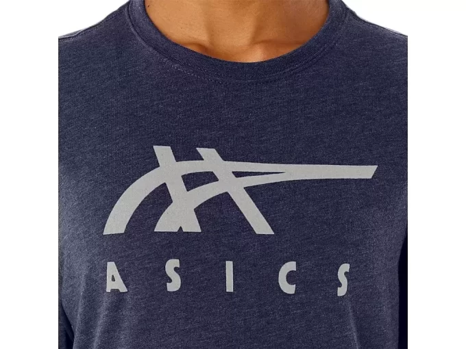 CAMISETA DE MANGA CORTA A RAYAS ASICS CAMISETA DE MANGA CORTA A RAYAS ASICS
